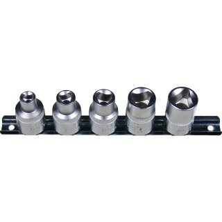 Condor Steckschlüssel-Satz, 5-tlg., 1/2", Dreikant M5-12