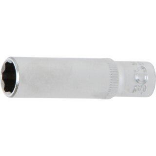 BGS technic Steckschlüssel-Einsatz Super Lock, tief | Antrieb Innenvierkant 6,3 mm (1/4") | SW 9 mm