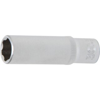 BGS technic Steckschlüssel-Einsatz Super Lock, tief | Antrieb Innenvierkant 6,3 mm (1/4") | SW 10 mm