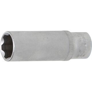 BGS technic Steckschlüssel-Einsatz Super Lock, tief | Antrieb Innenvierkant 6,3 mm (1/4") | SW 12 mm