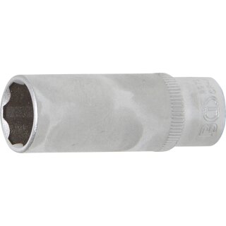 BGS technic Steckschlüssel-Einsatz Super Lock, tief | Antrieb Innenvierkant 6,3 mm (1/4") | SW 13 mm