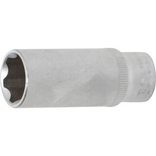 BGS technic Steckschlüssel-Einsatz Super Lock, tief | Antrieb Innenvierkant 6,3 mm (1/4") | SW 14 mm