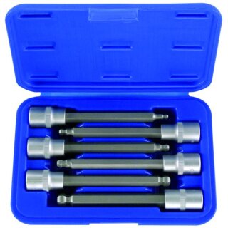 Condor Bit-Stecknüsse, 6-tlg., 1/2", Kugelkopf 5-12 mm