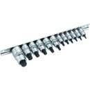 Condor Bit-Stecknüsse, 12-tlg., extra kurz, T-Profil...