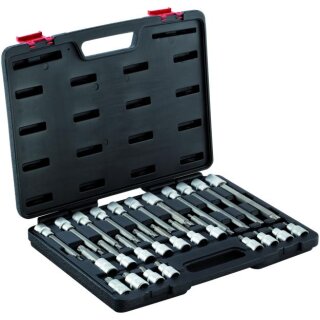 Condor Bit-Stecknüsse, 26-tlg., 1/2", Vielzahn M5-16