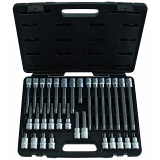 Condor Bit-Stecknüsse, 32-tlg., 1/2", Keilnut M5-14