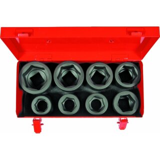 Condor Kraftsteckschlüssel-Satz, 8-tlg., 1", 6-kant 27-50 mm