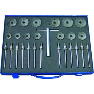 Condor Ventilsitzfräser-Satz, 14-tlg., Fräser 45+90° 30-60 mm