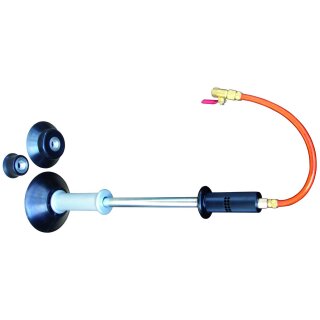 Condor Druckluft-Ausbeulwerkzeug, Schlaghammer 1.36 kg + 3 Saugköpfe