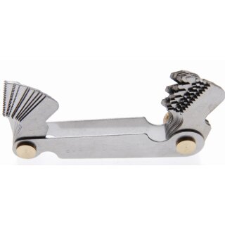 BGS technic Gewindeschablone | 24 Blatt | metrisch 0,25 - 6,00 mm