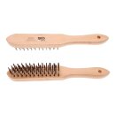 BGS technic Handstielbürste | Stahldraht | 5-reihig...