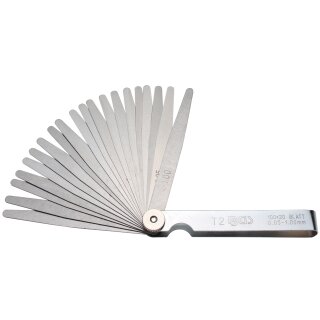BGS technic Präzisions-Fühlerlehren | 20 Blatt