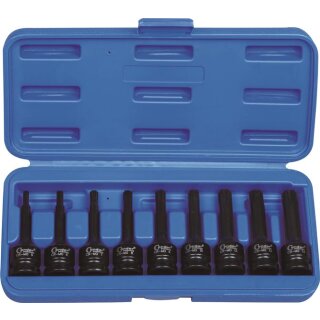 Condor Kraftsteckschlüssel-Satz, 9-tlg., 1/2", Keilnut M5-14