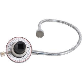 BGS technic Drehwinkel-Messgerät mit Magnetarm | Antrieb Innenvierkant 12,5 mm (1/2")