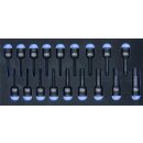 Condor Schaumeinlage T-Profil + Innensechskant, 1/3,...