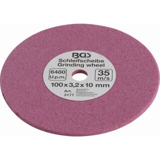 BGS technic Schleifscheibe | für Art. 3180 | Ø 100 x 3,2 x 10 mm