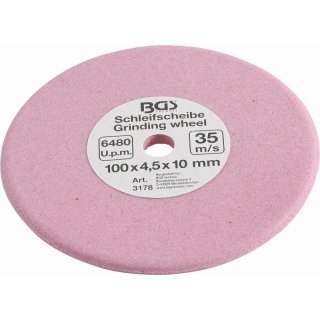 BGS technic Schleifscheibe | für Art. 3180 | Ø 100 x 4,5 x 10 mm