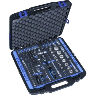 Condor Steckschlüssel-Satz, 98-tlg., 1/4+1/2", 6-kant 4-32 mm