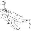 KS-TOOLS Universal-Kugelgelenk-Ausdrücker, 50mm