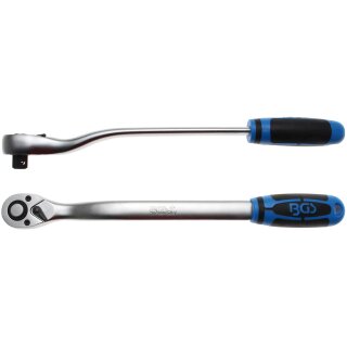 BGS technic Umschaltknarre | extra lang | Abtrieb Außenvierkant 12,5 mm (1/2") | 380 mm