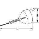 KS-TOOLS Rohrreinigungsgerät, Ø 9,6mm