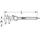 KS-TOOLS IP67 Digital-Messschieber 0-150mm, 240mm