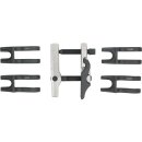 KS-TOOLS Universal Kugelgelenk-Ausdrücker-Satz mit auswechselbaren Gabeln, 7-tlg.