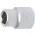 BGS technic Steckschlüssel-Einsatz Sechskant | Antrieb Innenvierkant 20 mm (3/4") | SW 19 mm