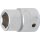 BGS technic Steckschlüssel-Einsatz Sechskant | Antrieb Innenvierkant 20 mm (3/4") | SW 21 mm