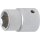 BGS technic Steckschlüssel-Einsatz Sechskant | Antrieb Innenvierkant 20 mm (3/4") | SW 22 mm