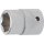 BGS technic Steckschlüssel-Einsatz Sechskant | Antrieb Innenvierkant 20 mm (3/4") | SW 24 mm