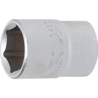 BGS technic Steckschlüssel-Einsatz Sechskant | Antrieb Innenvierkant 20 mm (3/4") | SW 27 mm
