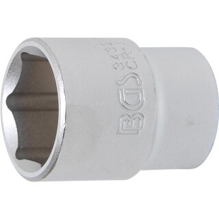BGS technic Steckschlüssel-Einsatz Sechskant | Antrieb Innenvierkant 20 mm (3/4") | SW 32 mm