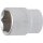 BGS technic Steckschlüssel-Einsatz Sechskant | Antrieb Innenvierkant 20 mm (3/4") | SW 32 mm