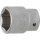 BGS technic Steckschlüssel-Einsatz Sechskant | Antrieb Innenvierkant 20 mm (3/4") | SW 33 mm
