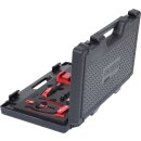 KS-TOOLS FLAREFIX 1 Universal-Bremsleitungs-Bördelgerät-Satz mit Hydraulik-Spindel, 16-tlg.