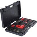 KS-TOOLS FLAREFIX 1 Universal-Bremsleitungs-Bördelgerät-Satz mit Hydraulik-Spindel, 16-tlg.