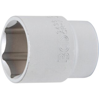 BGS technic Steckschlüssel-Einsatz Sechskant | Antrieb Innenvierkant 20 mm (3/4") | SW 36 mm