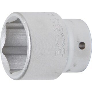 BGS technic Steckschlüssel-Einsatz Sechskant | Antrieb Innenvierkant 20 mm (3/4") | SW 41 mm
