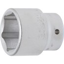 BGS technic Steckschlüssel-Einsatz Sechskant | Antrieb Innenvierkant 20 mm (3/4") | SW 41 mm