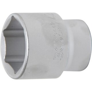 BGS technic Steckschlüssel-Einsatz Sechskant | Antrieb Innenvierkant 20 mm (3/4") | SW 42 mm