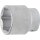 BGS technic Steckschlüssel-Einsatz Sechskant | Antrieb Innenvierkant 20 mm (3/4") | SW 44 mm