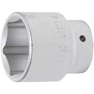 BGS technic Steckschlüssel-Einsatz Sechskant | Antrieb Innenvierkant 20 mm (3/4") | SW 46 mm