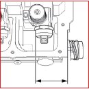KS-TOOLS Pumpe-Düse Einstelllehre, 4 Zylinder