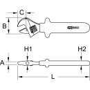 KS-TOOLS Rollgabelschlüssel mit Schutzisolierung, 31mm