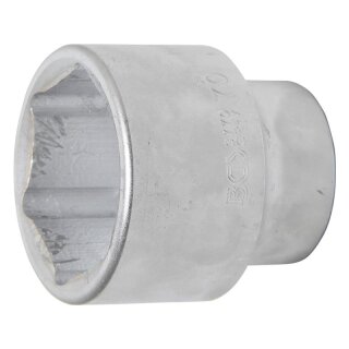 BGS technic Steckschlüssel-Einsatz Sechskant | Antrieb Innenvierkant 25 mm (1") | SW 70 mm
