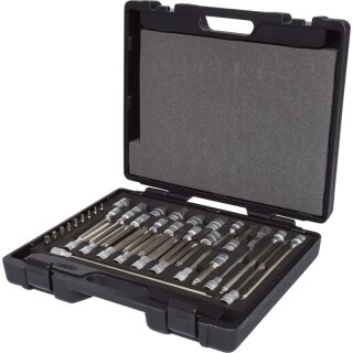 KS-TOOLS 1/4"+1/2" KFZ-Bit-Stecknuss-Satz, 38-tlg.