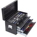 KS-TOOLS 1/4"+1/2" CHROMEplus Universal-Werkzeug-Satz, 99-tlg. GEAR