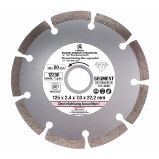 Kraftmann Segment-Trennscheibe | Ø 125 mm