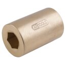 KS-TOOLS BRONZEplus Stecknuss 1" 6-kant 2.7/16"
